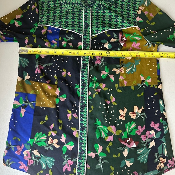 CABI 5520 ‘Bronco’ Elevated Western Long Sleeve Button Down Blouse Size Small - Picture 9 of 12